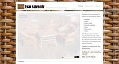 Desktop Screenshot of ecosuvenir.com